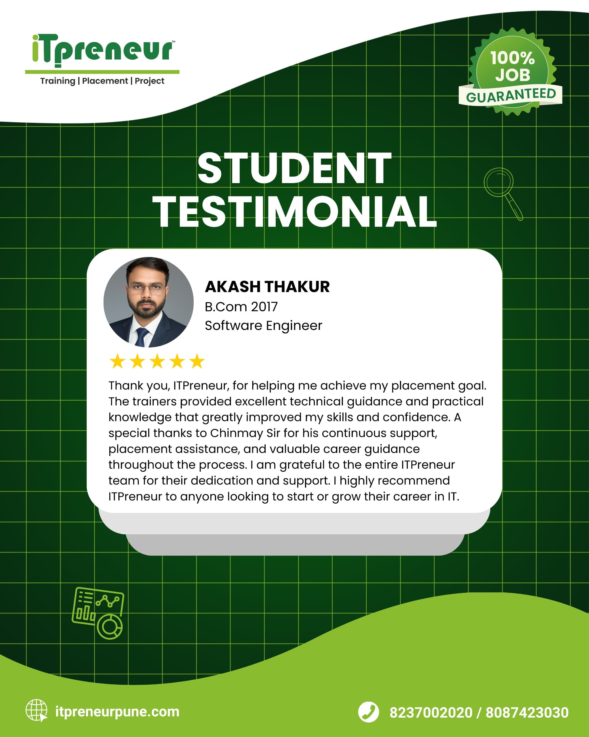 IT Preneur placed student success story 14