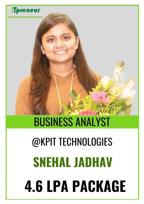 IT Preneur placed student 18